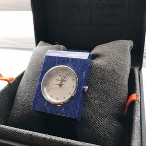 Fossil X open ceremony blue marble watch
